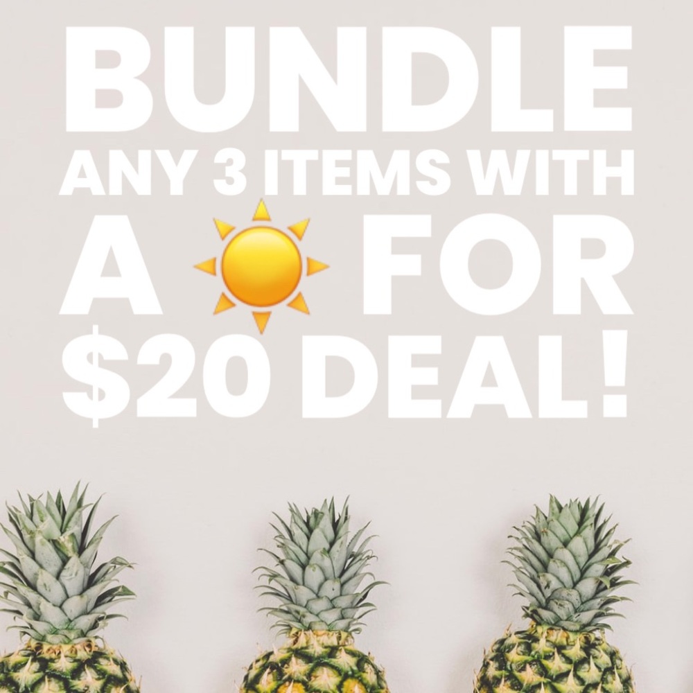 ☀️3 for $20☀️